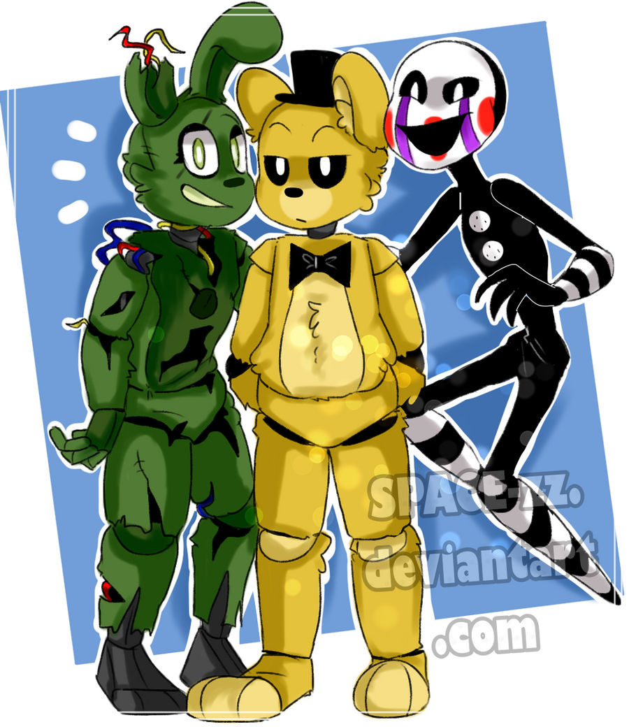 Spring Puppet Fnaf Springtrap, Golden Freddy, Puppet .:FNAF:. by enyaxoR-Artwork on DeviantArt