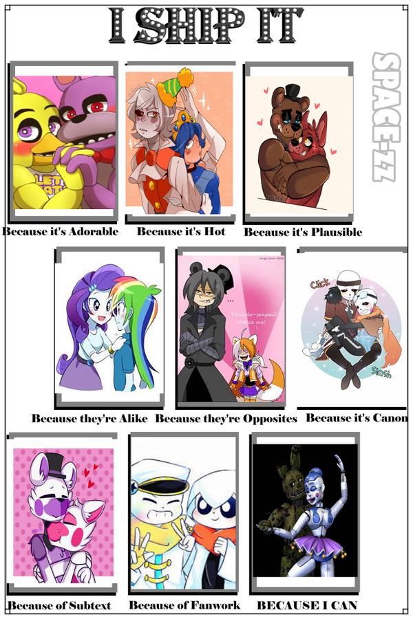 Shipping Meme Fnaf Undertale Au And Mlp By Enyaxor Artwork On Deviantart Shipping Meme Fnaf Undertale Au And Mlp By Enyaxor Artwork On Deviantart