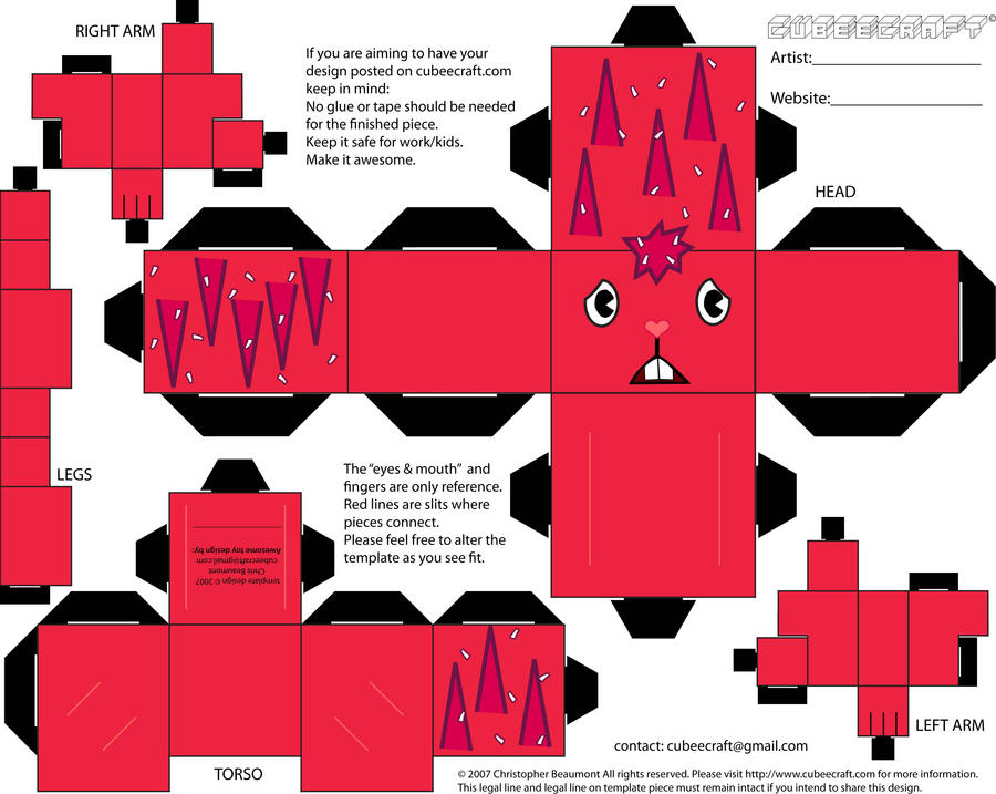 Cubeecraft Roxy Flaky Cubeecraft by straffehond on DeviantArt