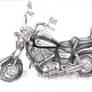 Honda Shadow drawing