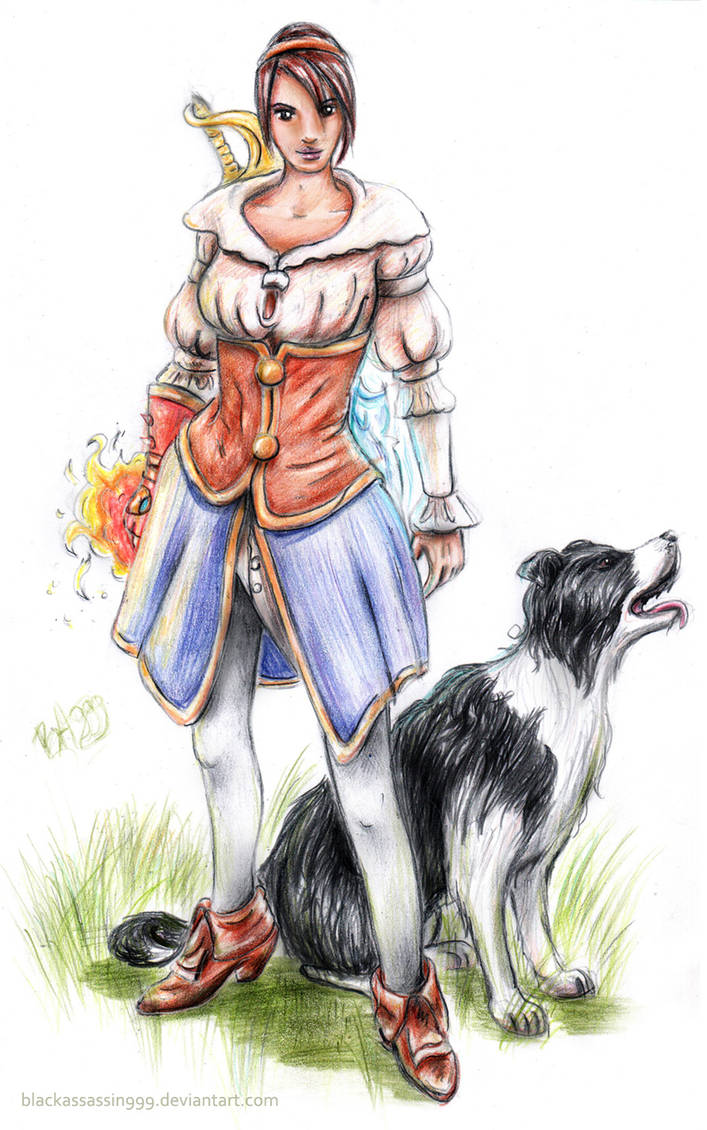 Fable 3 - 'Walking' the dog by wtfImunconscious on DeviantArt
