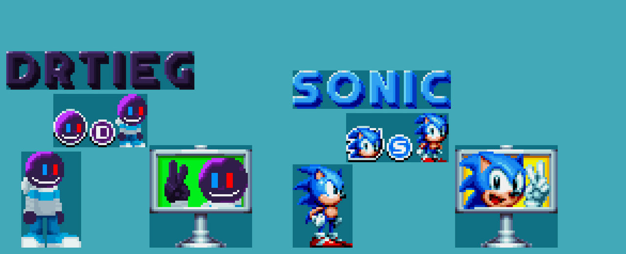 Sonic sprite (Sonic 2 mega drive) Minecraft Skin