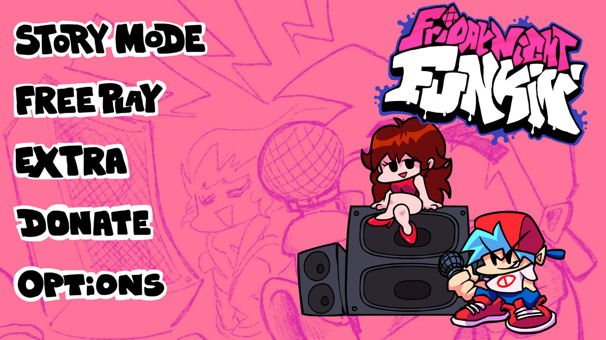 FNF Main Menu Remake by DrTieg on DeviantArt