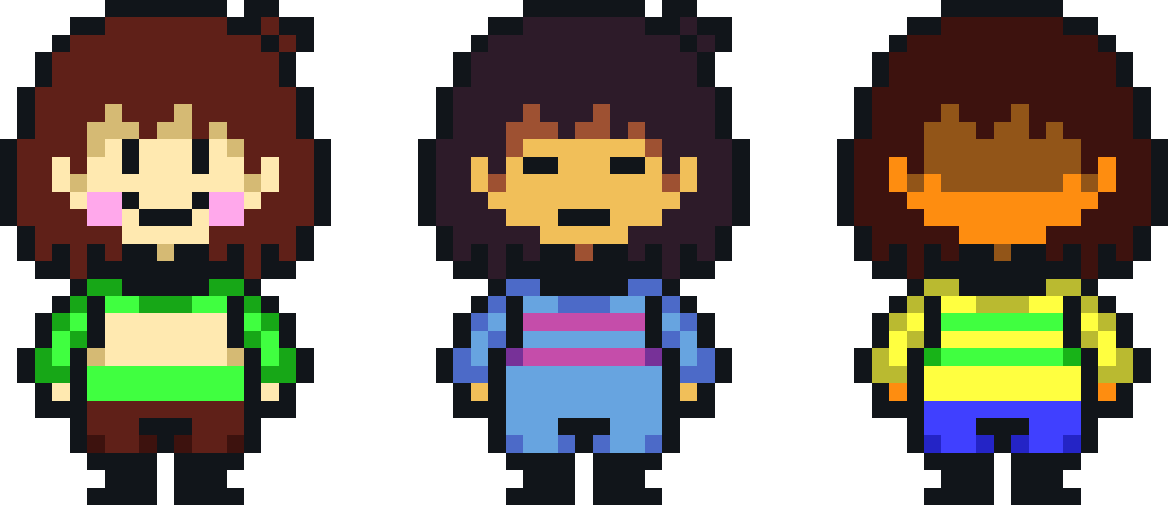 Design of Frisk I made for the Undertale: Bits and Pieces mod : r/Undertale