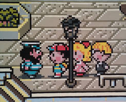 Earthbound Intro Pixel Painting