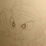 Rarity judges your manhood(Drawing)