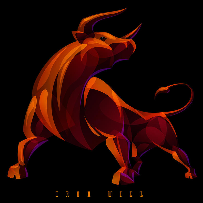 2024 г для тельцов. Огненный бык. Красный Огненный бык. Огненный Телец. Огненный кабан.