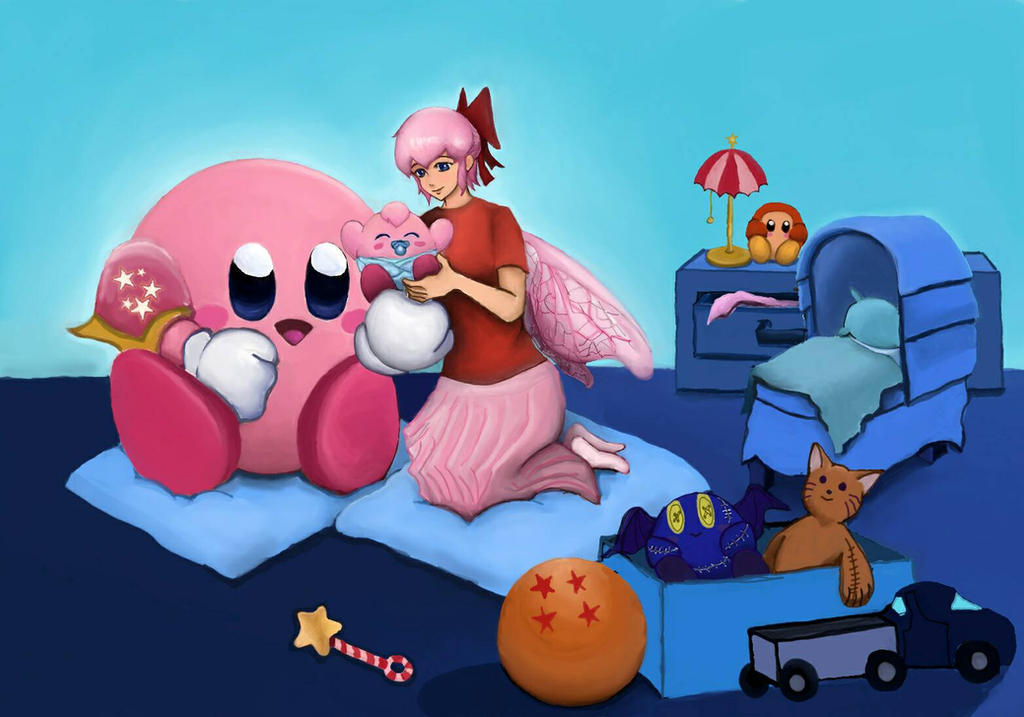 Kirby and Family by Issuboshi777 on DeviantArt