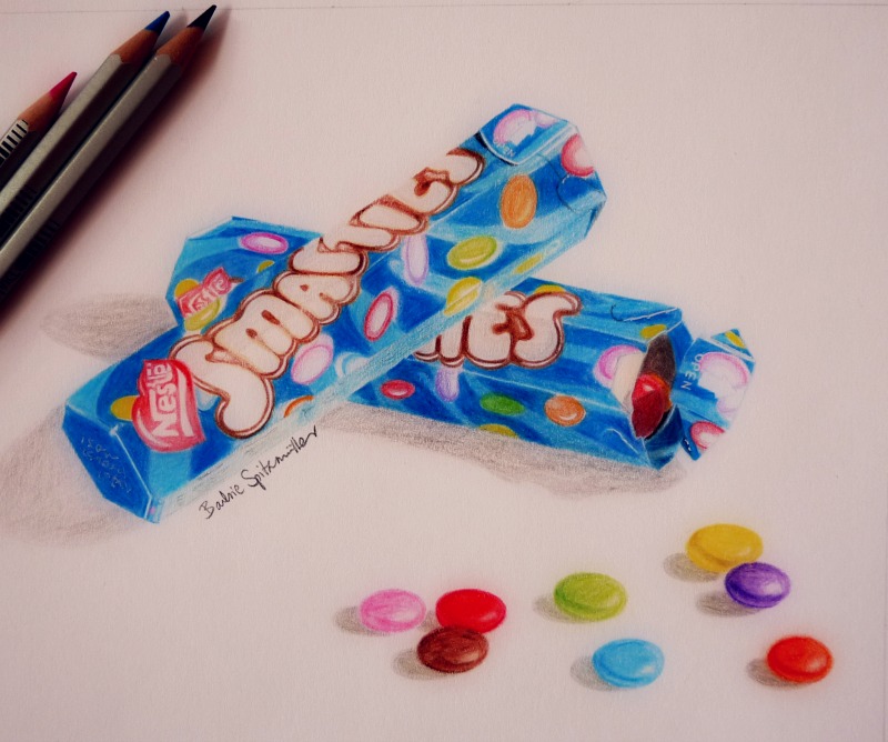 Smarties drawing