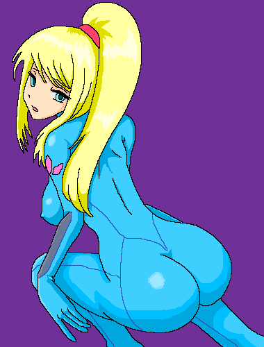 Samus Aran in zero suit