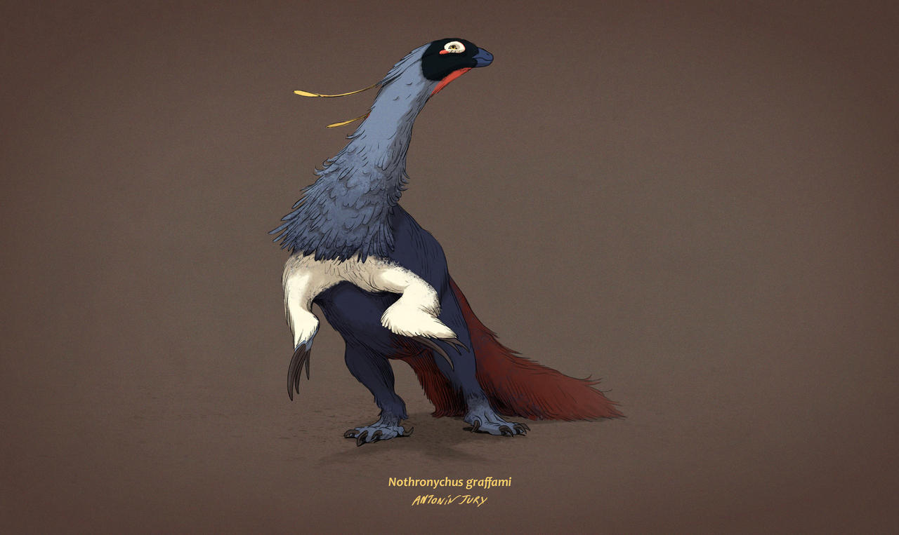 Dinovember #8 - Nothronychus graffami