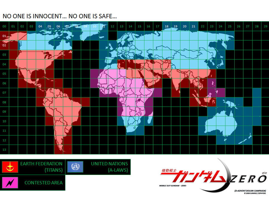 Gundam Zero Map by Zephydel on DeviantArt