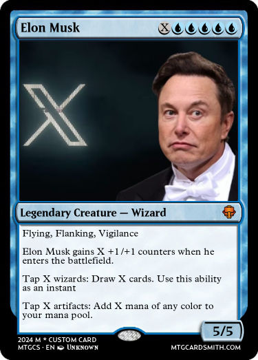 Magic: The Gathering - Elon Musk by Zephydel on DeviantArt