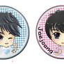 Chibi JYJ Badges