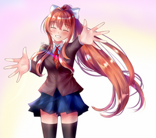 Monika Yandere Sweet Smile