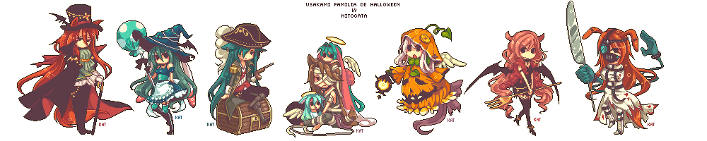 UsaKami Familia de Halloween!