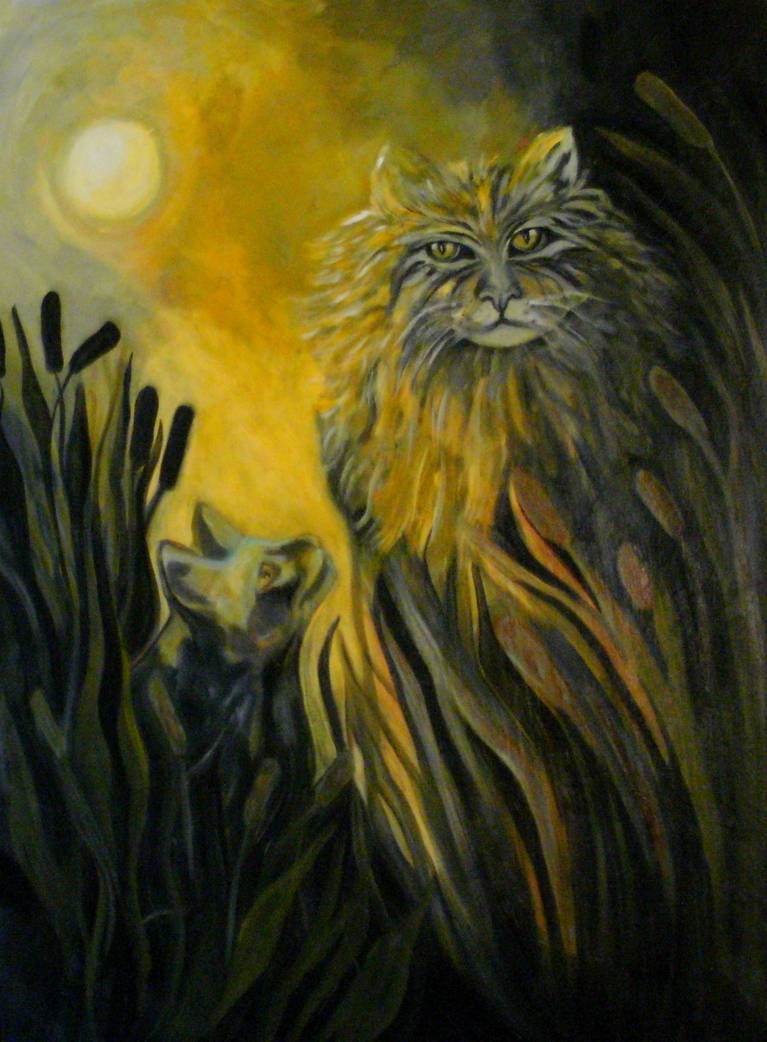 Cattails by expressionism12 on DeviantArt