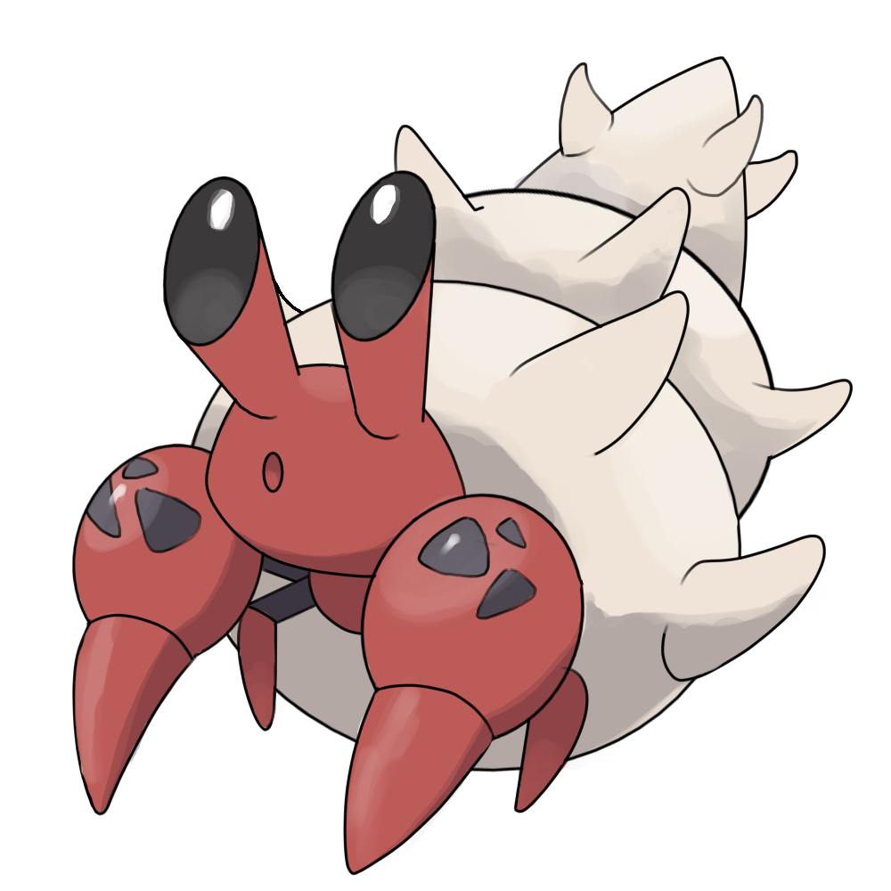 Dwebble shell form Fakemon by TheJonMachine on DeviantArt