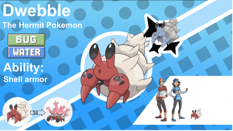 Dwebble  Pokédex