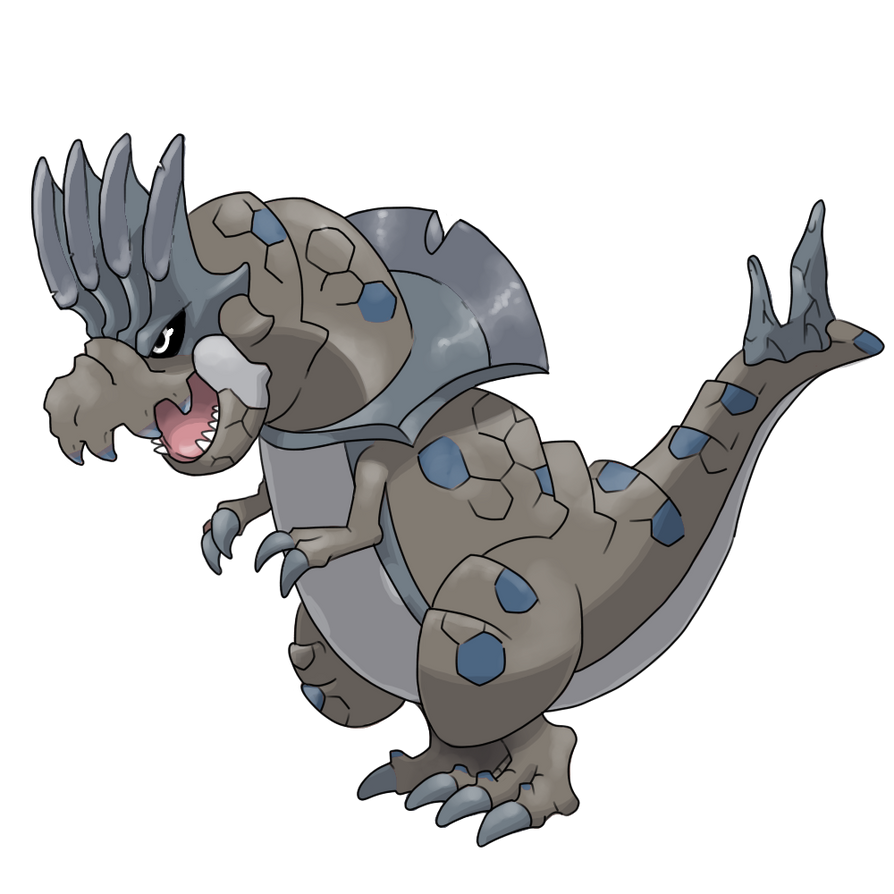 Ancient form Tyrantrum shiny by TheJonMachine on DeviantArt
