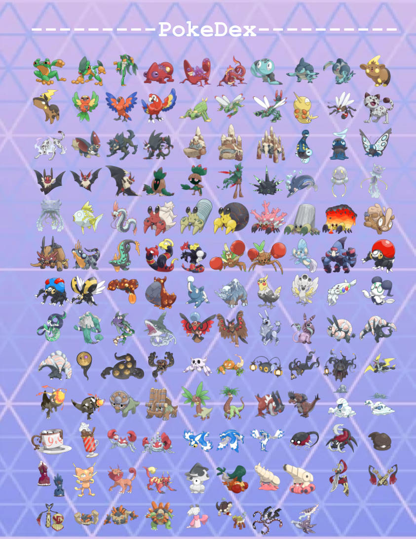 Pokédex Pokemon Gen Generation Chart Pokemon Pokedex, Pokemon, 44% OFF