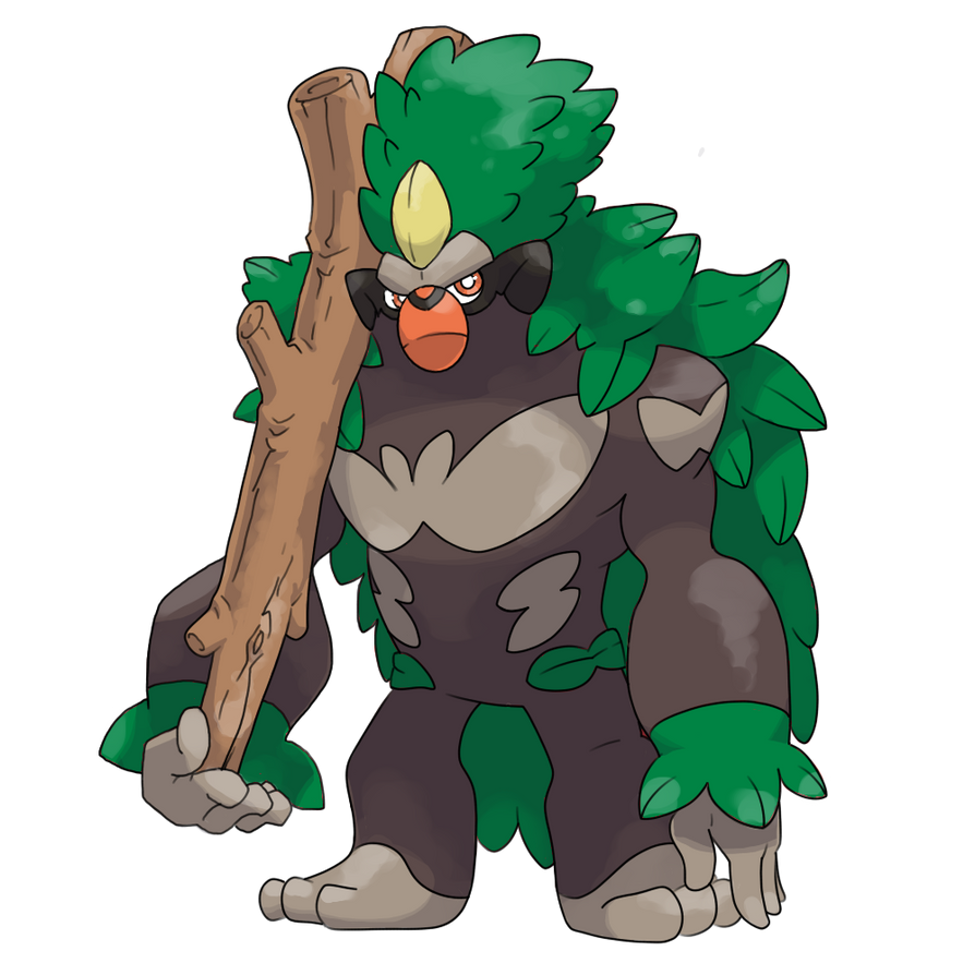 Unovan Rillaboom Shiny by TheJonMachine on DeviantArt