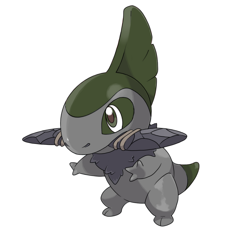 Axew Flower Shiny Ancient Axew by TheJonMachine on DeviantArt