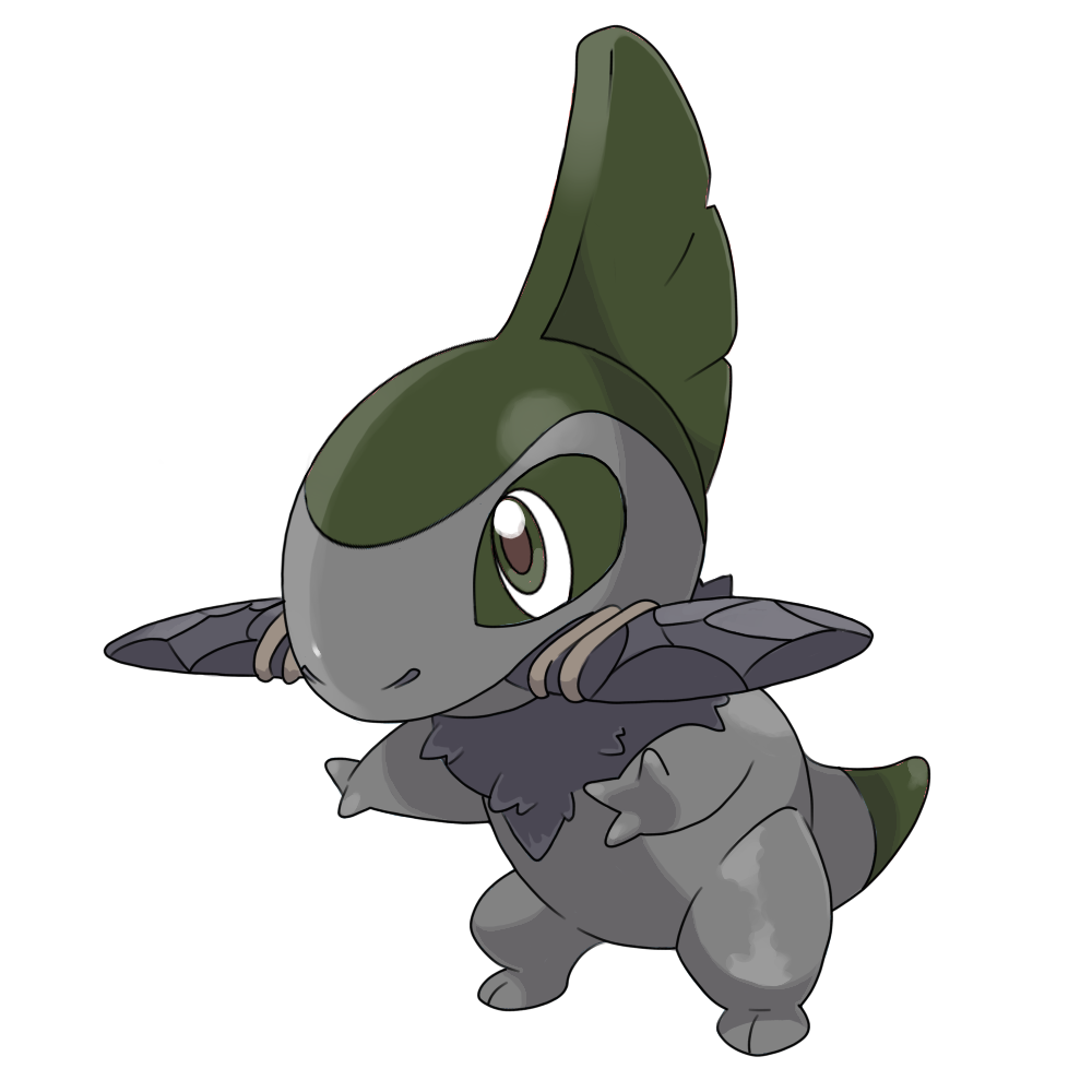 Shiny Ancient Axew by TheJonMachine on DeviantArt