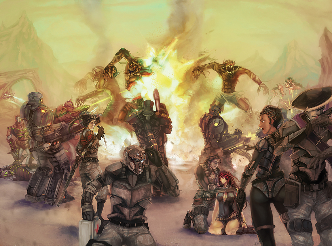 Terran War: Dissension Book Cover Illustration