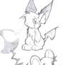 Pichu and Azurill Sketches