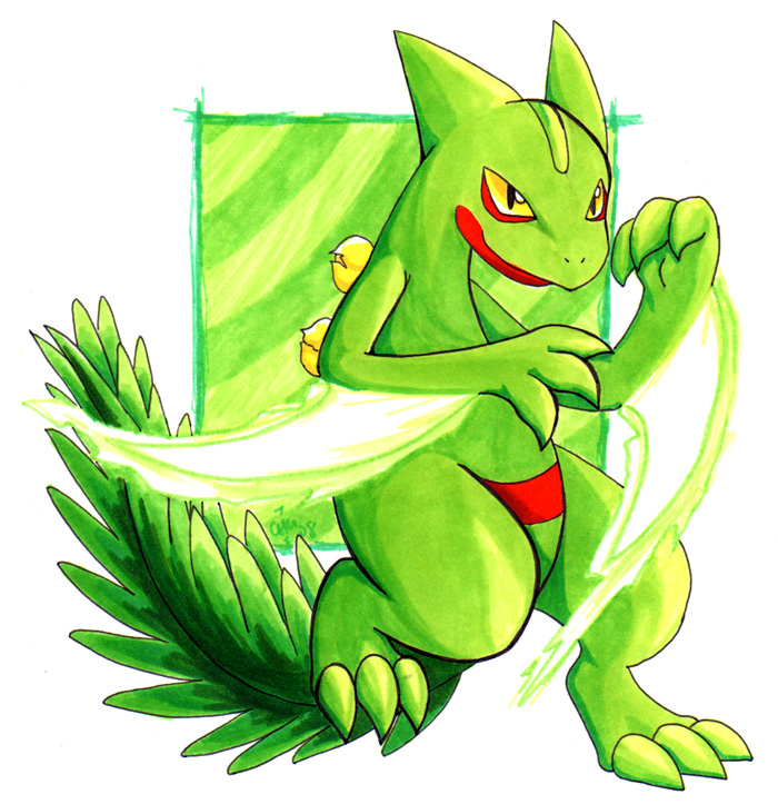 Sceptile's X-Scissor