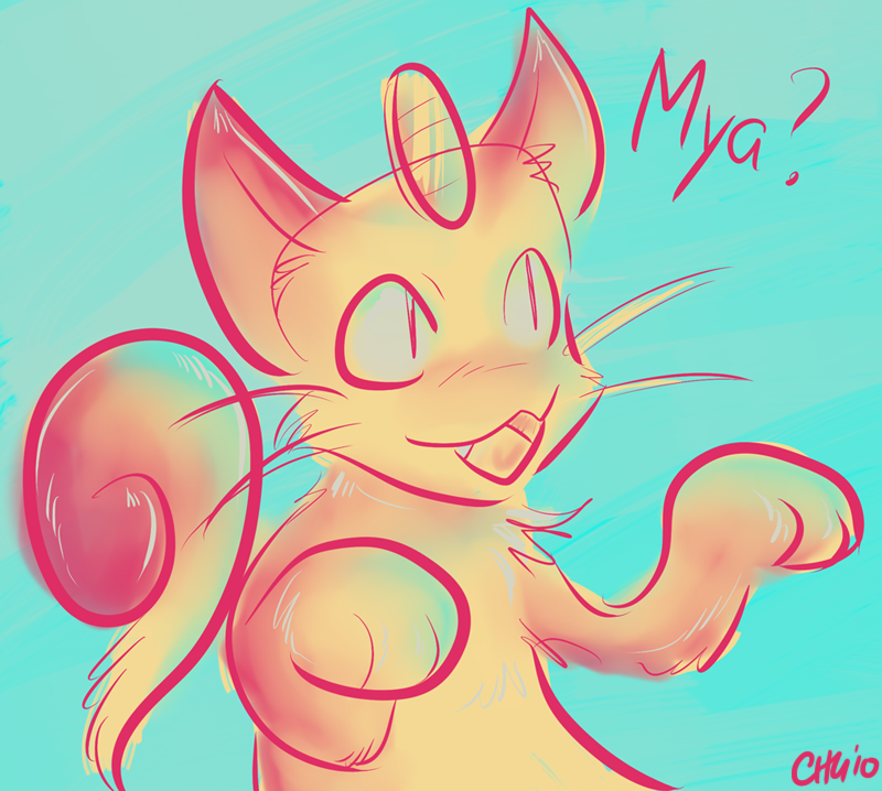 Painted Pink Meowth