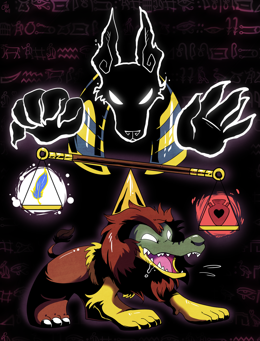 Anubis and Ammit