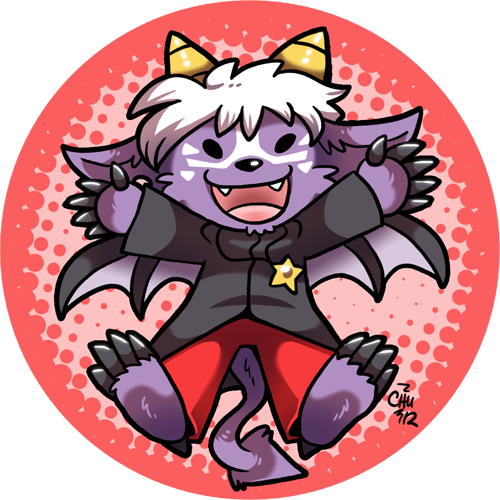 Commission - Chibi Buwaro Button