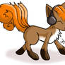 Vulpix with Headphones