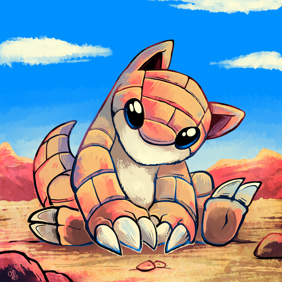 Chousen Sandshrew by raizy