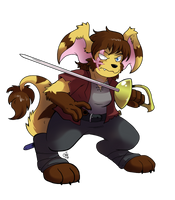 Commission - Jakkai with Rapier