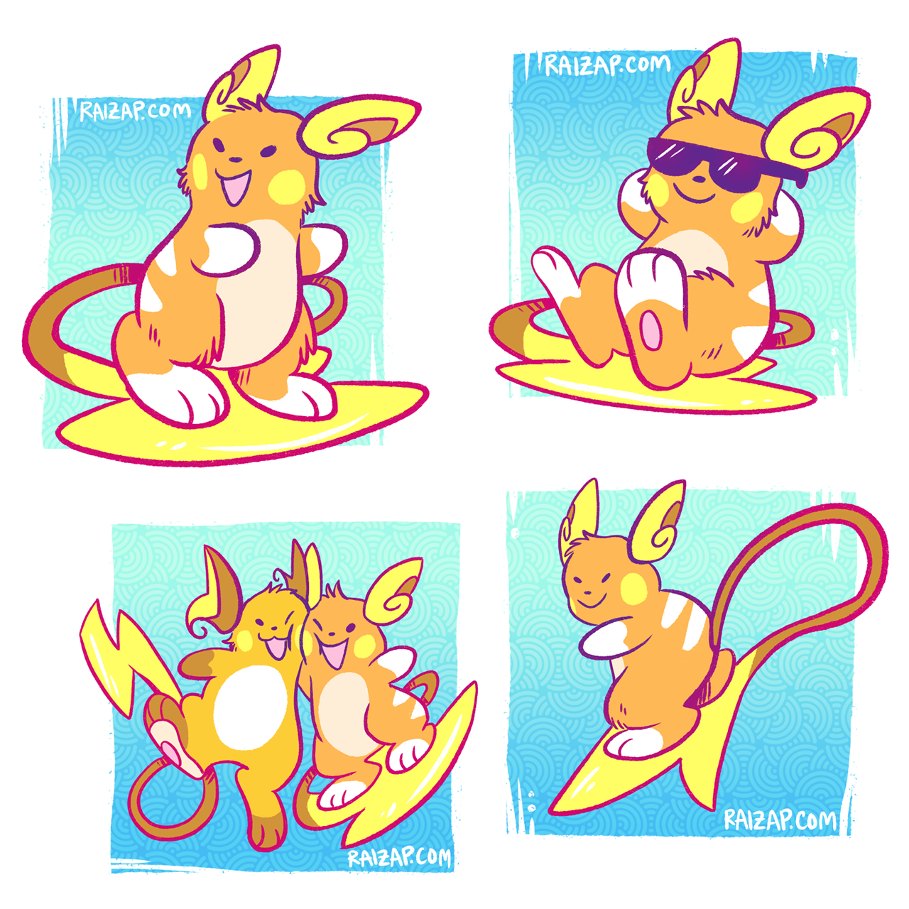 Aloha Ryeahchu Alolan Raichu Appreciation by raizy on DeviantArt