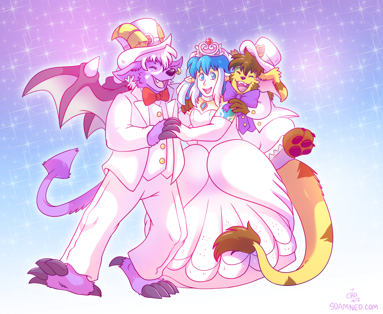 [Commission] Wedding Trio