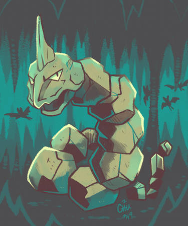 Pokemon Go - Aran and Onix by zones-productions on DeviantArt