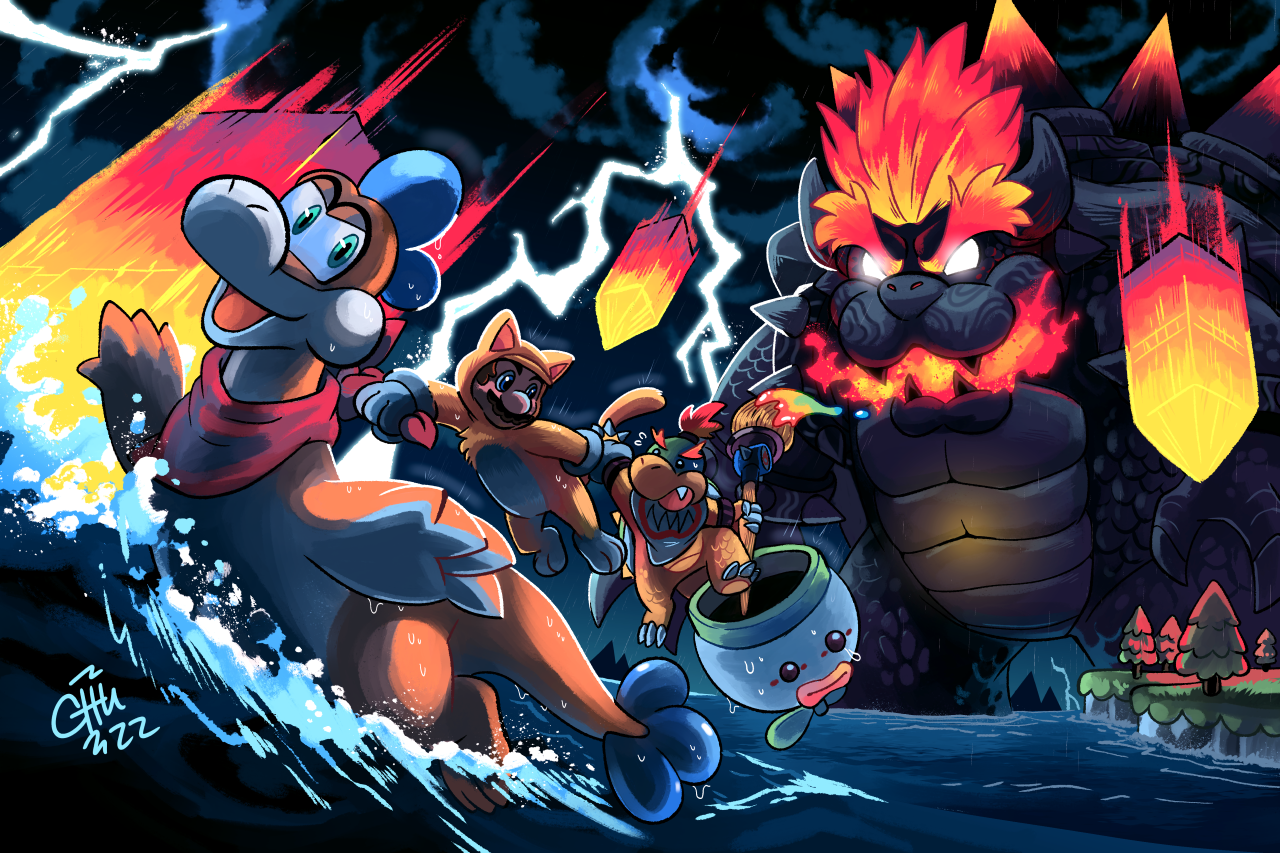 Bowser's Fury by TsaoShin on DeviantArt