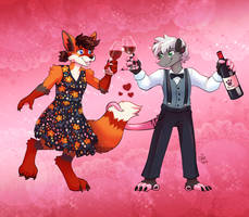 Ferox and Xander's Valentine Wine