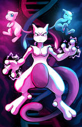 Mewtwo and the Two Mew