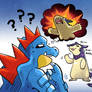 Feraligatr meets Hisuian Typhlosion