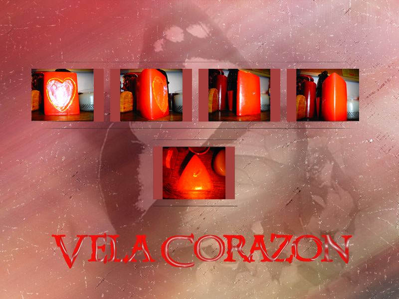 Vela corazon