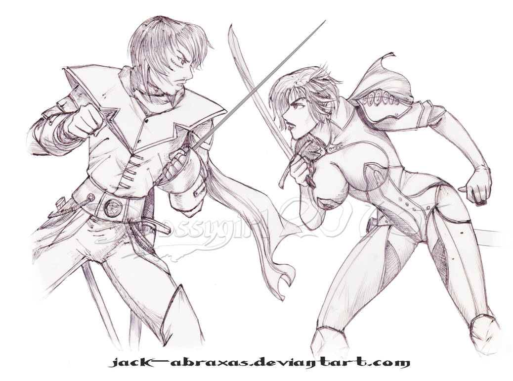 jack-abraxas art trade by BossyGirl