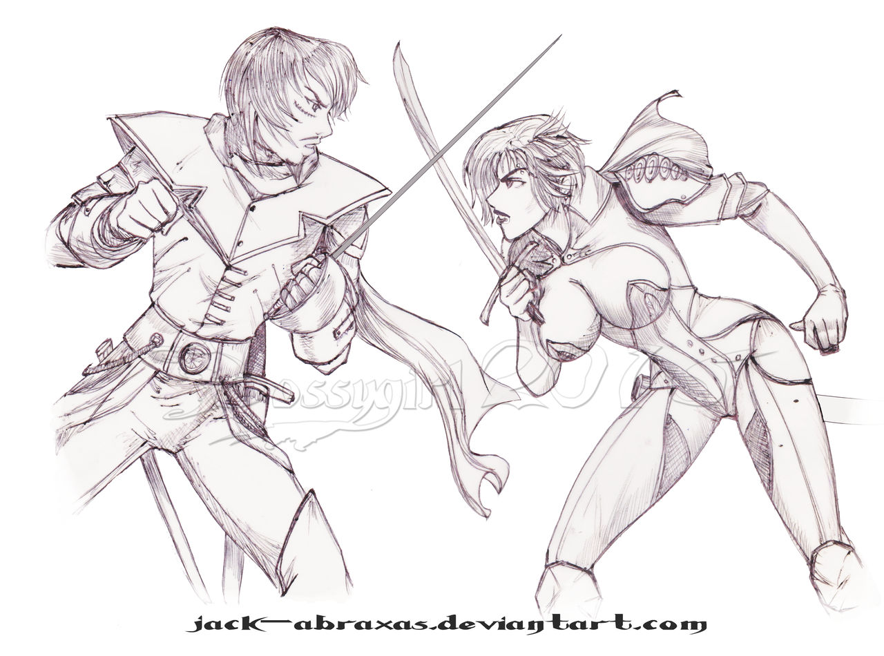jack-abraxas art trade by BossyGirl
