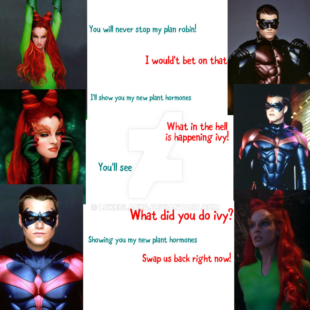 Robin and poison ivy body swap by Lukeclark4 on DeviantArt
