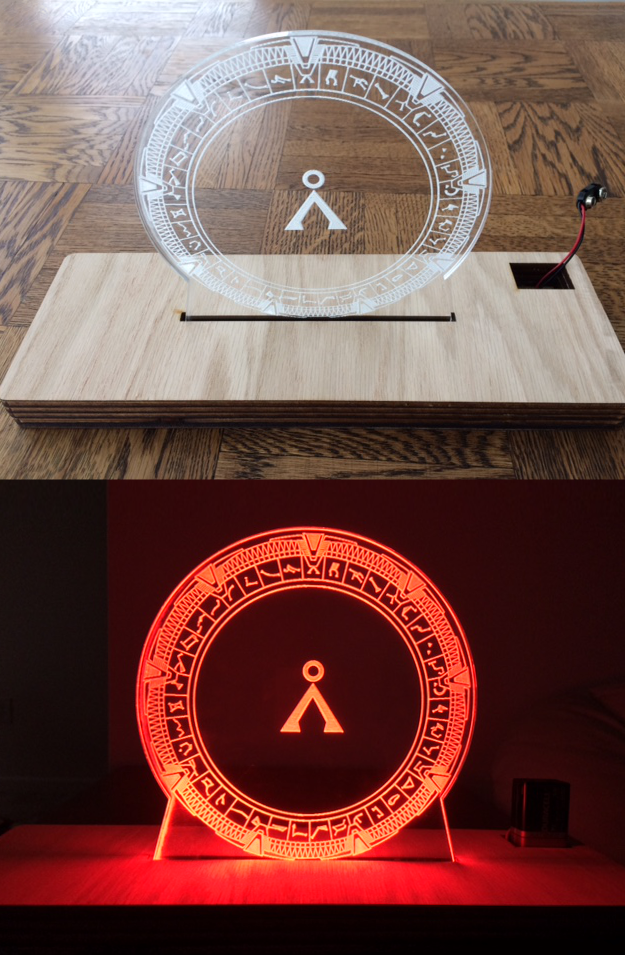 Laser Engraved Stargate