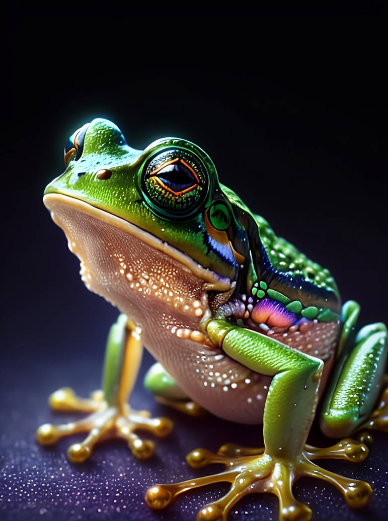 Cosmic Frog Deviantart Cosmic Frog by Isaris-AI on DeviantArt